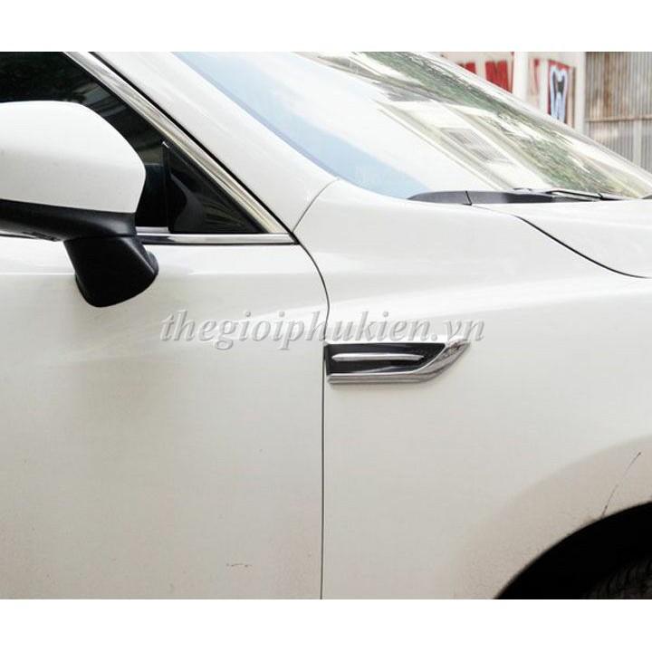 Combo 2 mang cá giả hốc gió trang trí sườn xe Ô tô, xe hơi