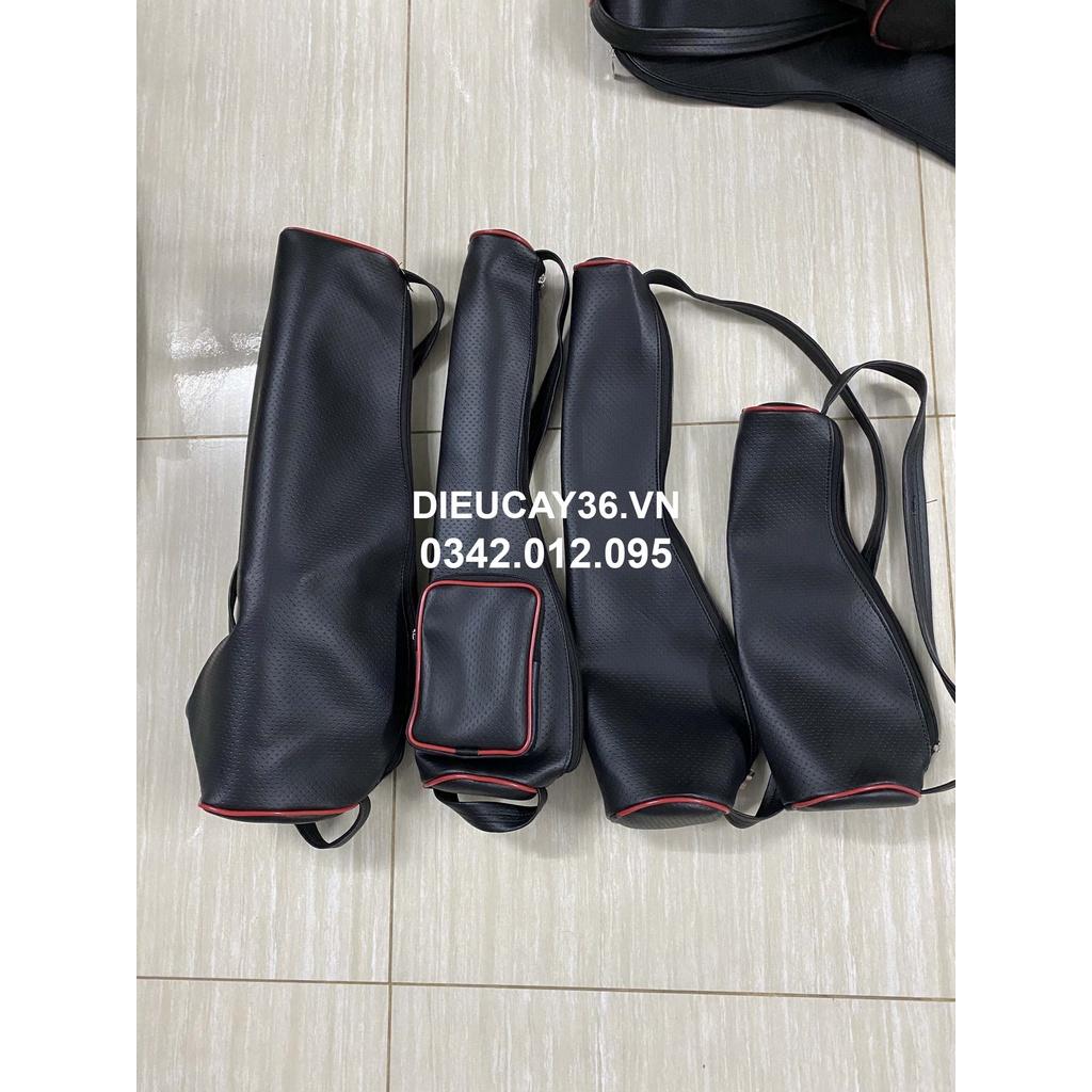 Bao Da Đựng Điếu Cày Mini 20, 30, 40cm, 42cm Đủ Size, Đủ Màu, Có Túi Phụ