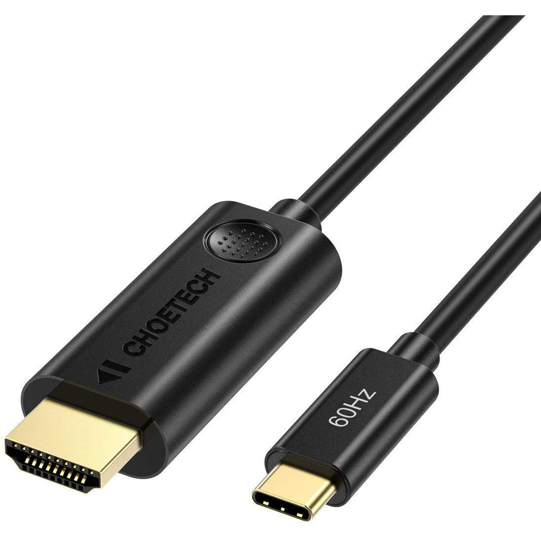 Dây cáp chuyển đổi cổng PD Type-C ra cổng HDMI chuẩn 4K dài 180cm hiệu CHOETECH CH009 cho điện thoại Macbook (Tốc độ ổn định 10Gbps@60Hz, Video chất lượng độ phân giải cao 4K) - Hàng chính hãng