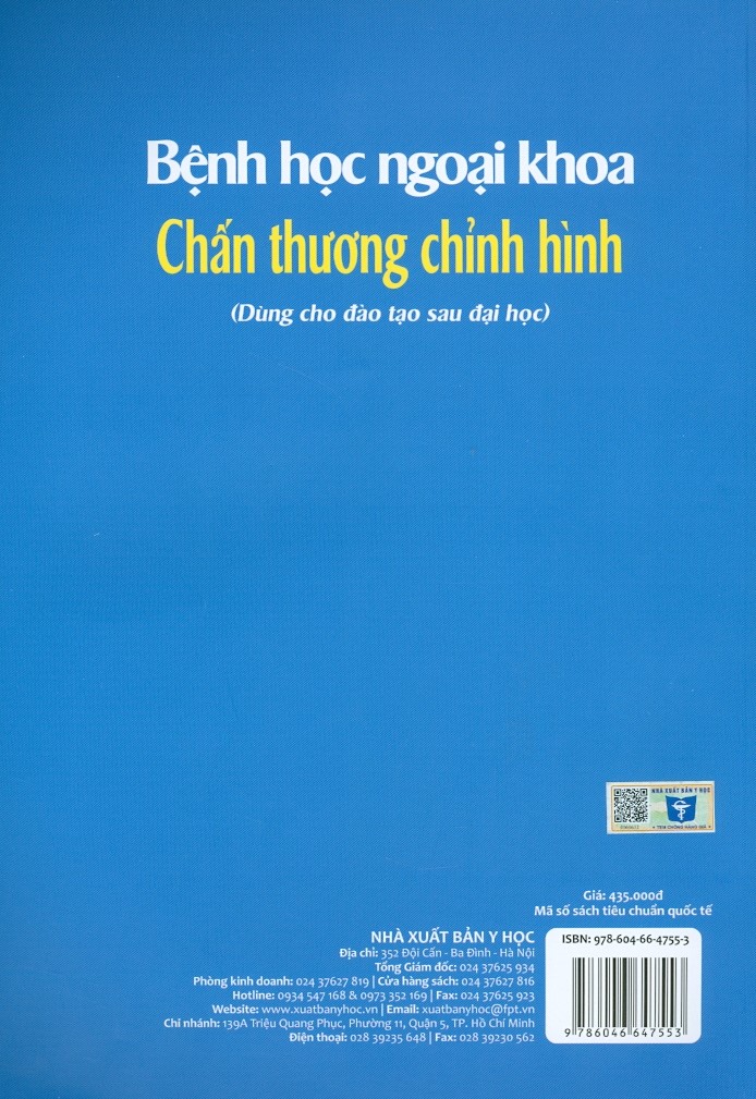 Bệnh Học Ngoại Khoa Chấn Thương Chỉnh Hình (Dùng cho đào tạo sau đại học)