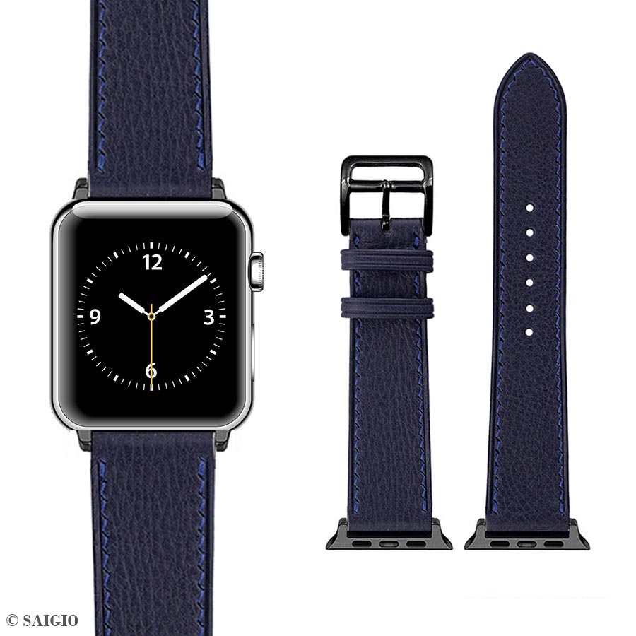 Dây Apple Watch 41mm 40mm 38mm, Chất Liệu Da Bò Cao Cấp, Dây Đeo Phong Cách Cổ Điển, Đơn Giản Và Tinh Tế, Tương Thích Các Phiên Bản Series 9/8/7/6/5/4/3/2/1/SE/SE2