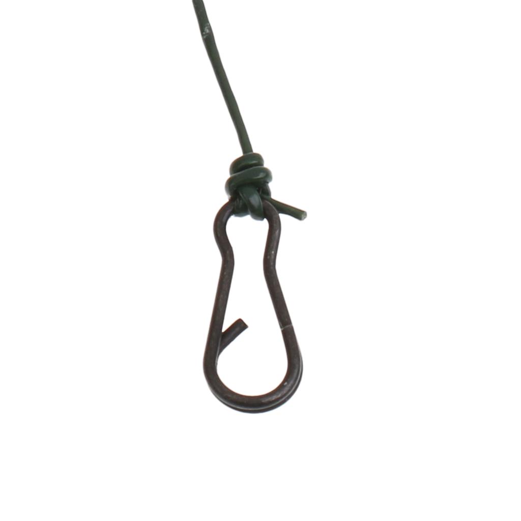 3x Carp Fishing Hair Rigs Braided Thread Carbon Steel Fishhook 6# 8# 10# 12#