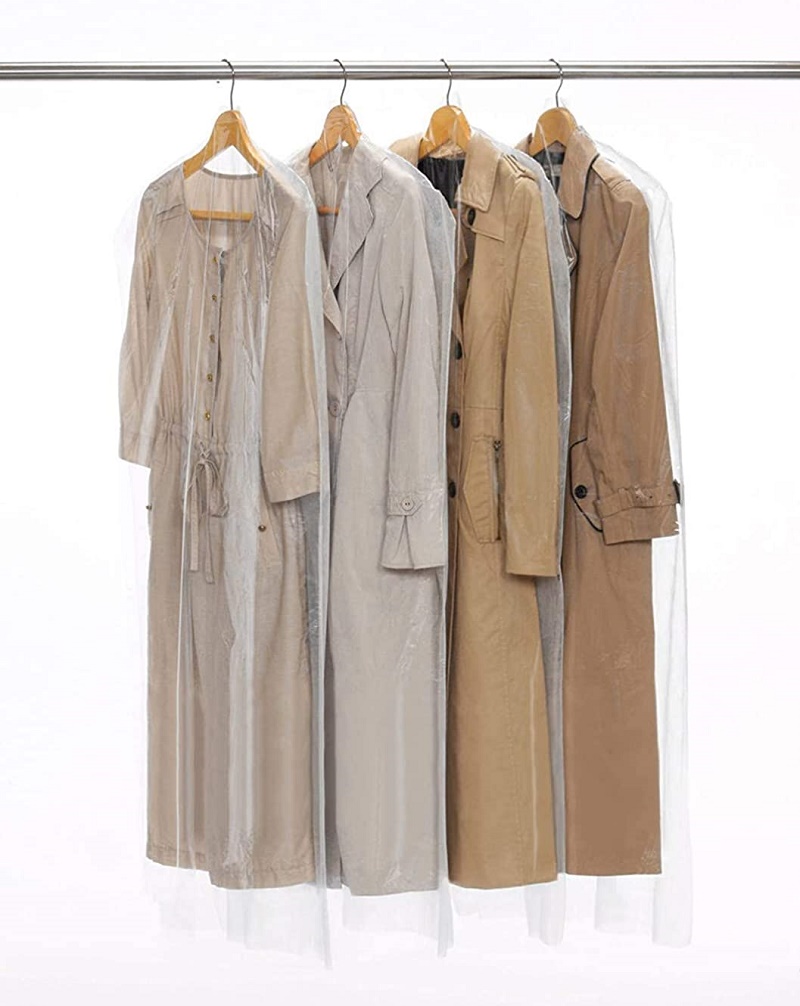 Set 06|08 túi bọc quần áo treo tủ chống bụi, chống côn trùng Towa Sangyo - Made in Japan