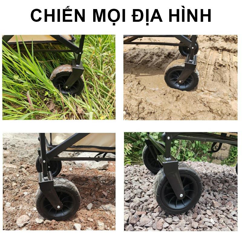 Xe Kéo Dã Ngoại Gấp Gọn Du Lịch HNSO - Home and Garden