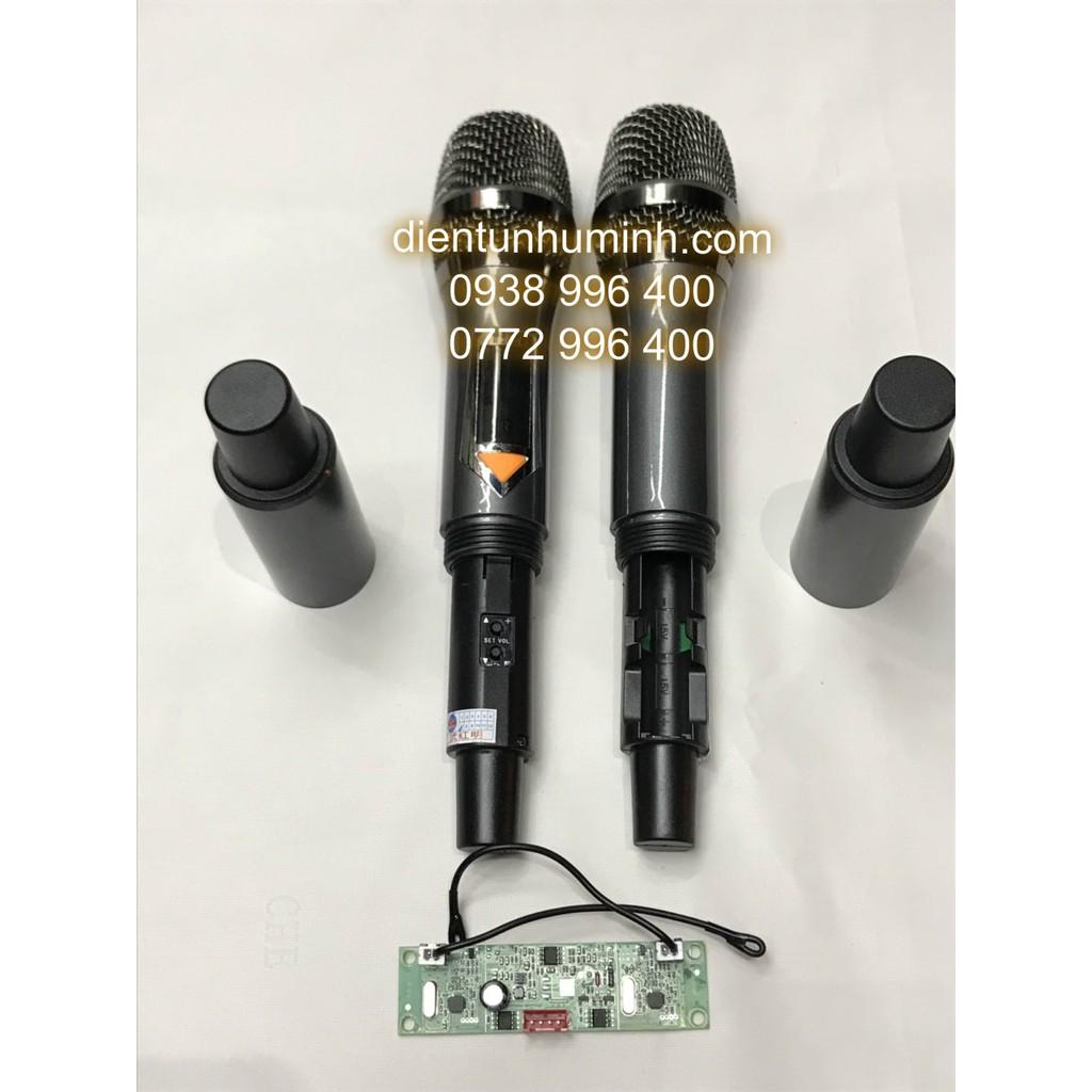 Mic Không Dây Loa kéo - Micro Loa Kéo Điều Chỉnh Được Tần Số