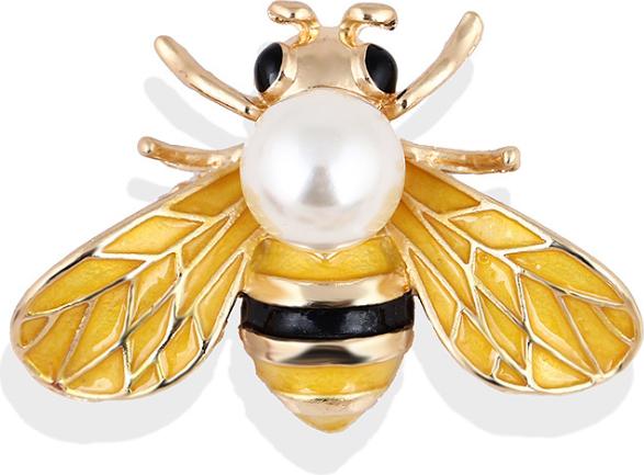 Cài áo thời trang con ong đính đá (GC57)