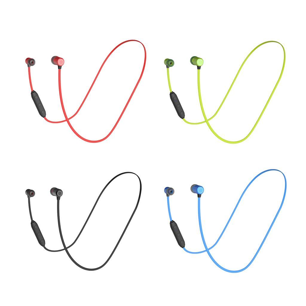 Wireless Headset Neckband Bluetooth5.0 with Microphone for IOS Android Black
