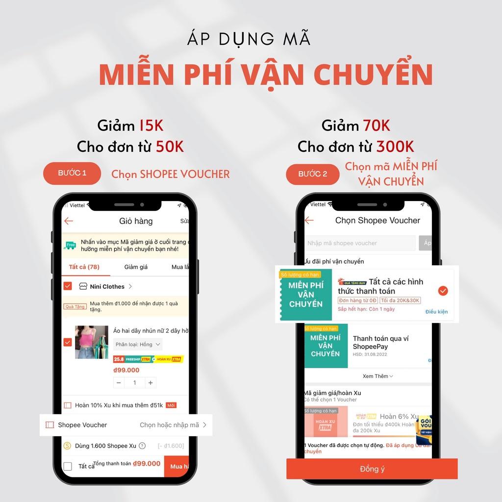 Set váy suông kết hợp quần ống rộng độc đáo chất thô mềm đứng form thoải mái vận động freesize
