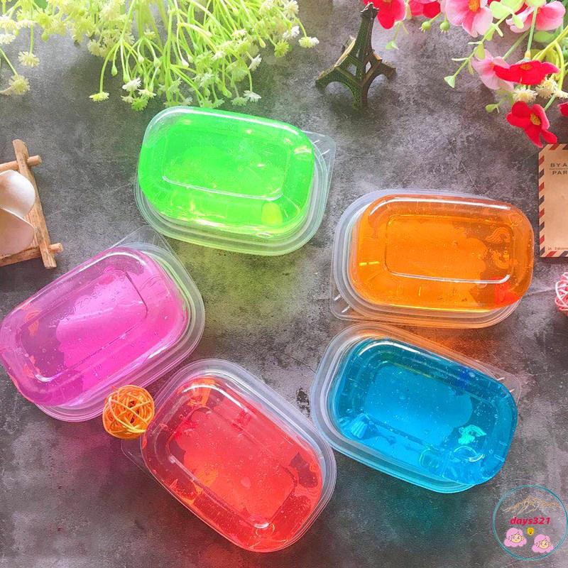 Slime hũ nhựa 300ML loại to charm sao vỏ sò nốt nhạc màu trong chất đẹp Đồ chơi slam chất nhầy ma thuật squishy