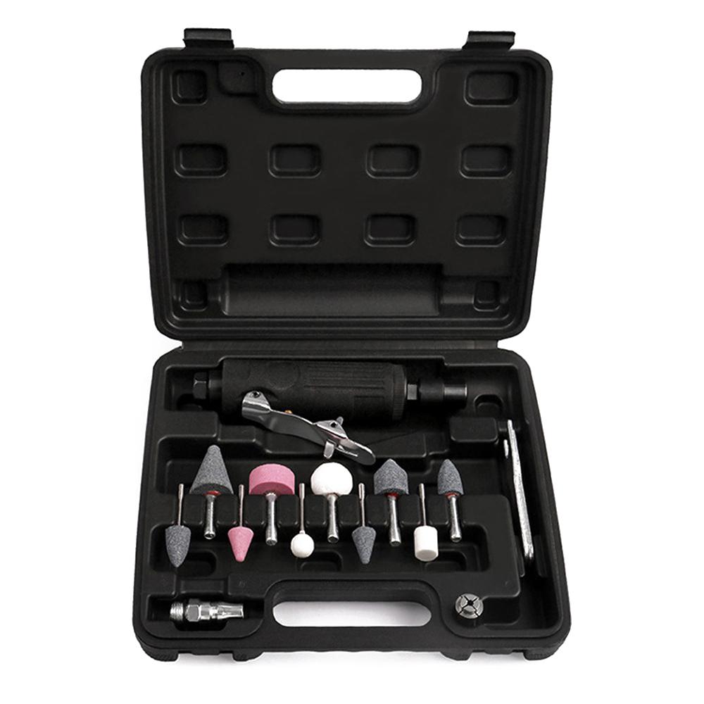 Portable Pneumatic Grinder Mini Engraving Tool Set Handheld Polishing Machine 1/4in Air Grinding Machine