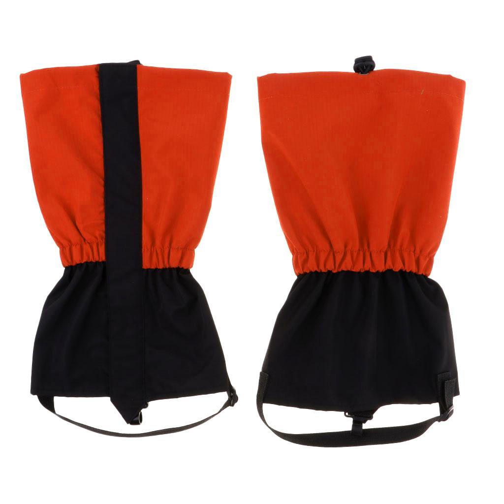 Waterproof Leg Gaiters Snow Boot Gaiters Polyester for Outdoor Sports Climbing Hiking Walking