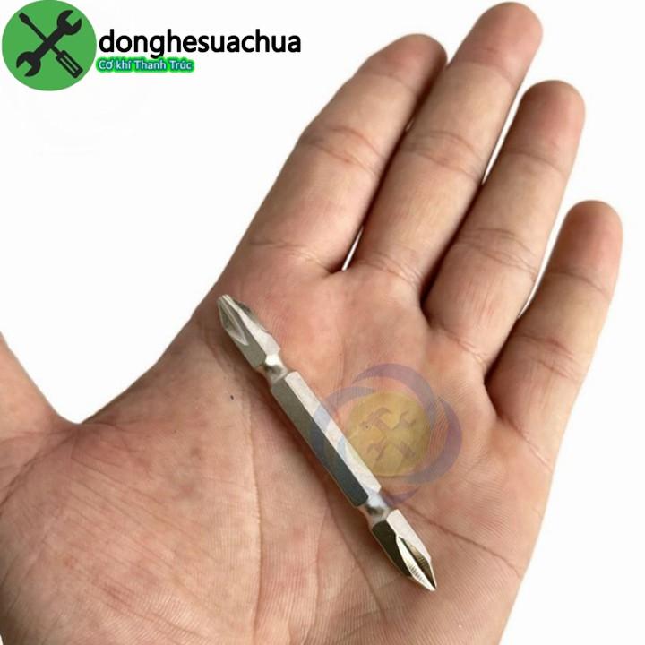 Mũi vít hai đầu bake PH2 Kingtony 136502P dài 65mm