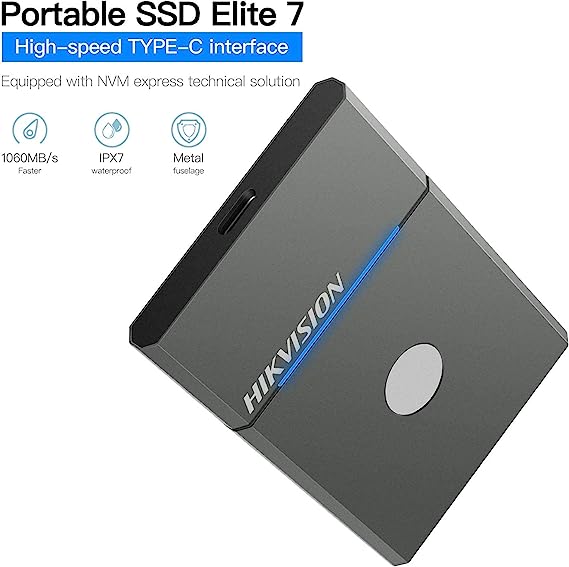 Ổ cứng SSD di động Elite Series HIKVISION HS-ESSD-Elite7 T Hàng Chính Hãng