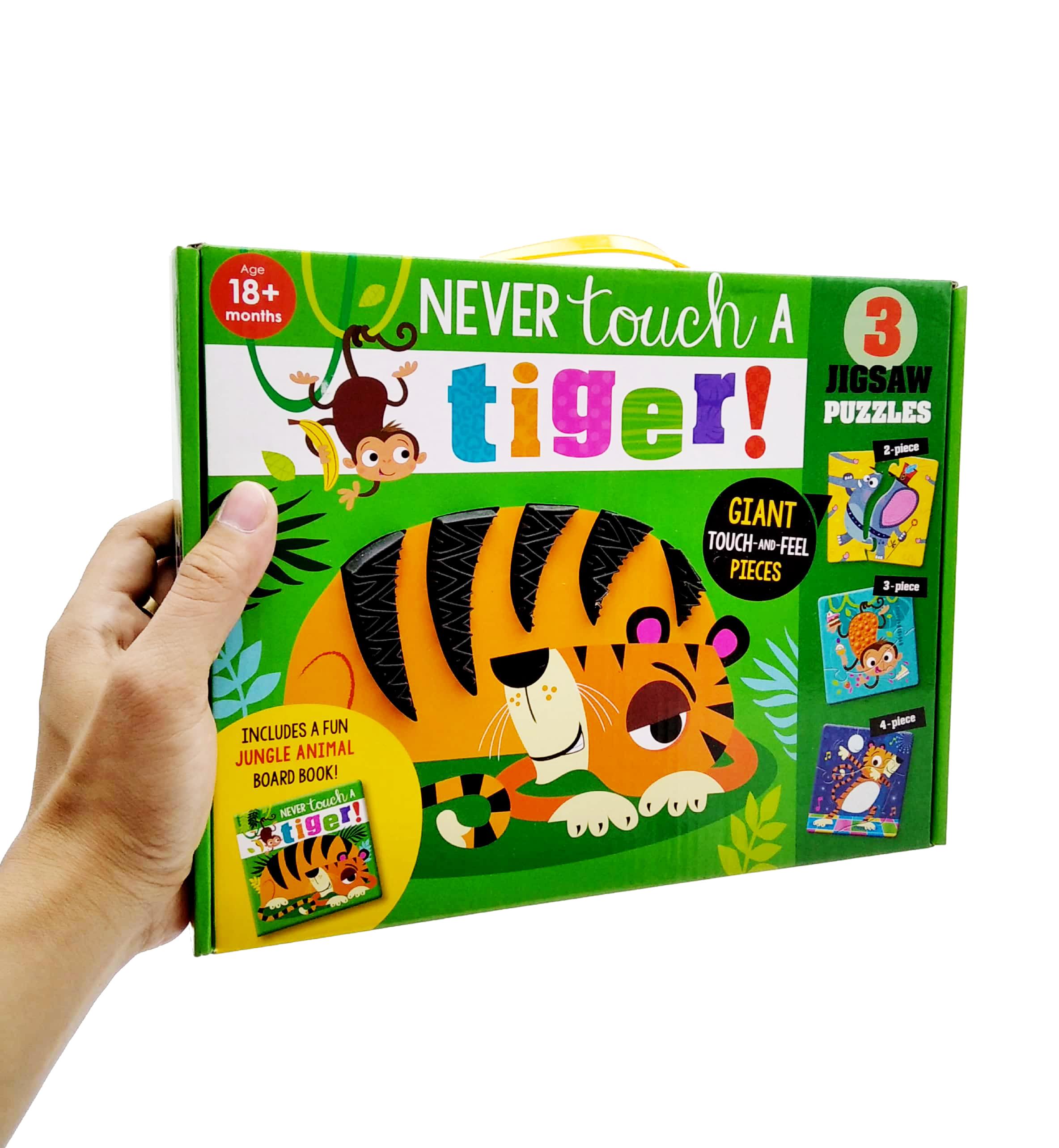 Never Touch A Tiger! 3 Jigsaw Puzzles