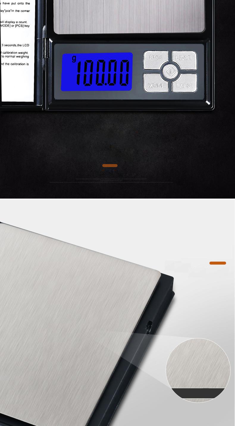 Cân tiểu ly điện tử nhà bếp đa năng độ chính xác cao dạng Notebook