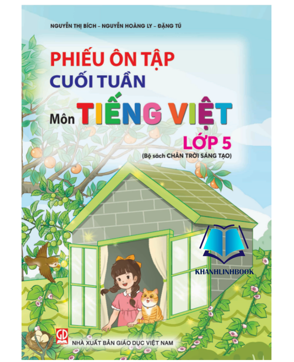 Sách - Phiếu ôn tập cuối tuần môn tiếng việt lớp 5 (chân trời sáng tạo)