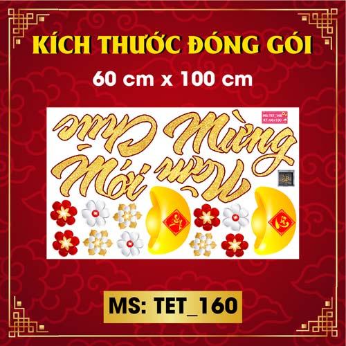 DECAL TRANG TRÍ TẾT NGUYÊN ĐÁN 2022 COMBO SỐ 20