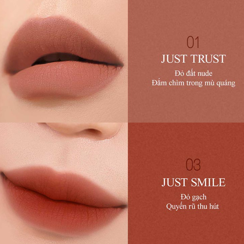 Combo 2 Son BBiA Last Powder Lipstick tặng 1 túi trang điểm hologram 3.5g