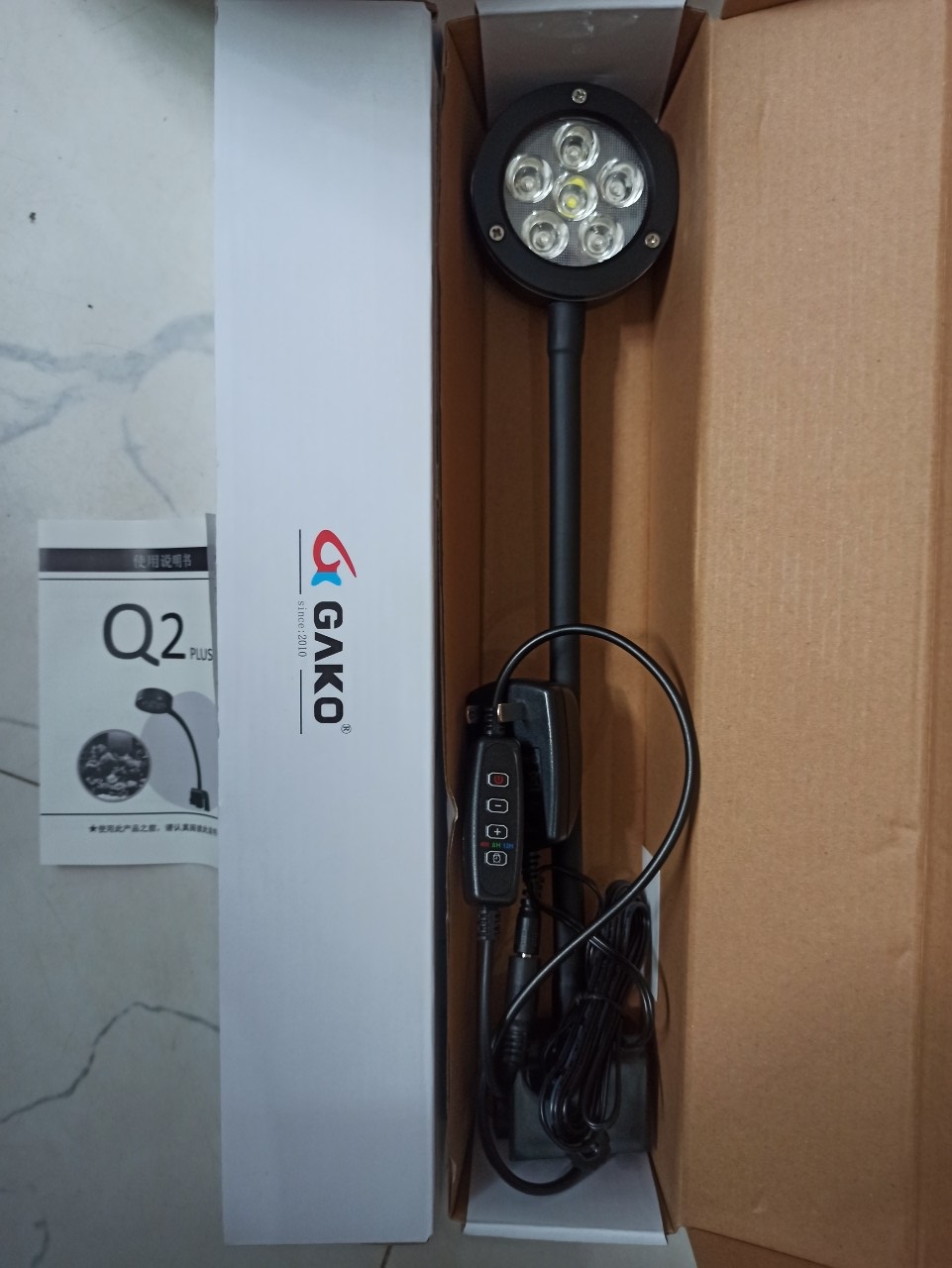 Đèn Gako Q2 bản có timer tắt mở tự động cho hồ cá biển- Đèn Q2 cho bể cá biển-shopleo