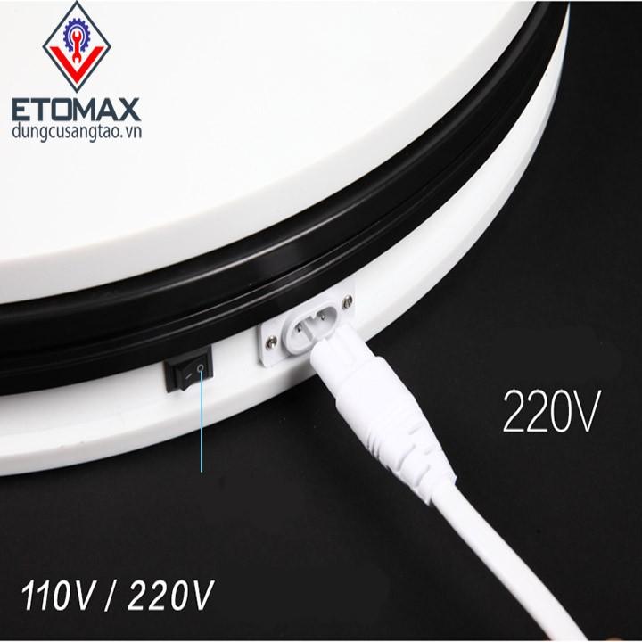 Bàn xoay trưng bày 220v đường kính 45cm tải trọng 40kg