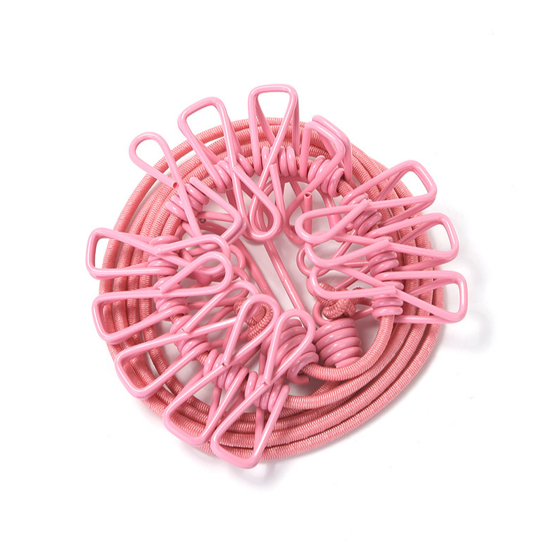 Dây phơi quần áo thông minh có kẹp treo đồ tiện lợi