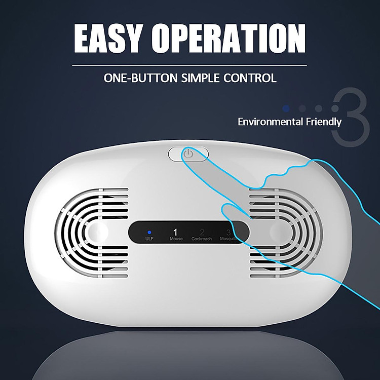 Máy đuổi chuột siêu âm Ultrasonic Pest Repeller Control ULF ML-518