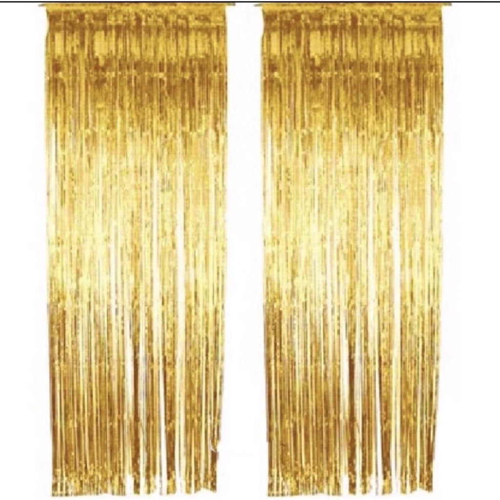 Rèm Kim Tuyến Vàng Gold/ Xanh/ Đỏ Cao 2m x1m Sinh Nhật,..Dễ Sử Dụng
