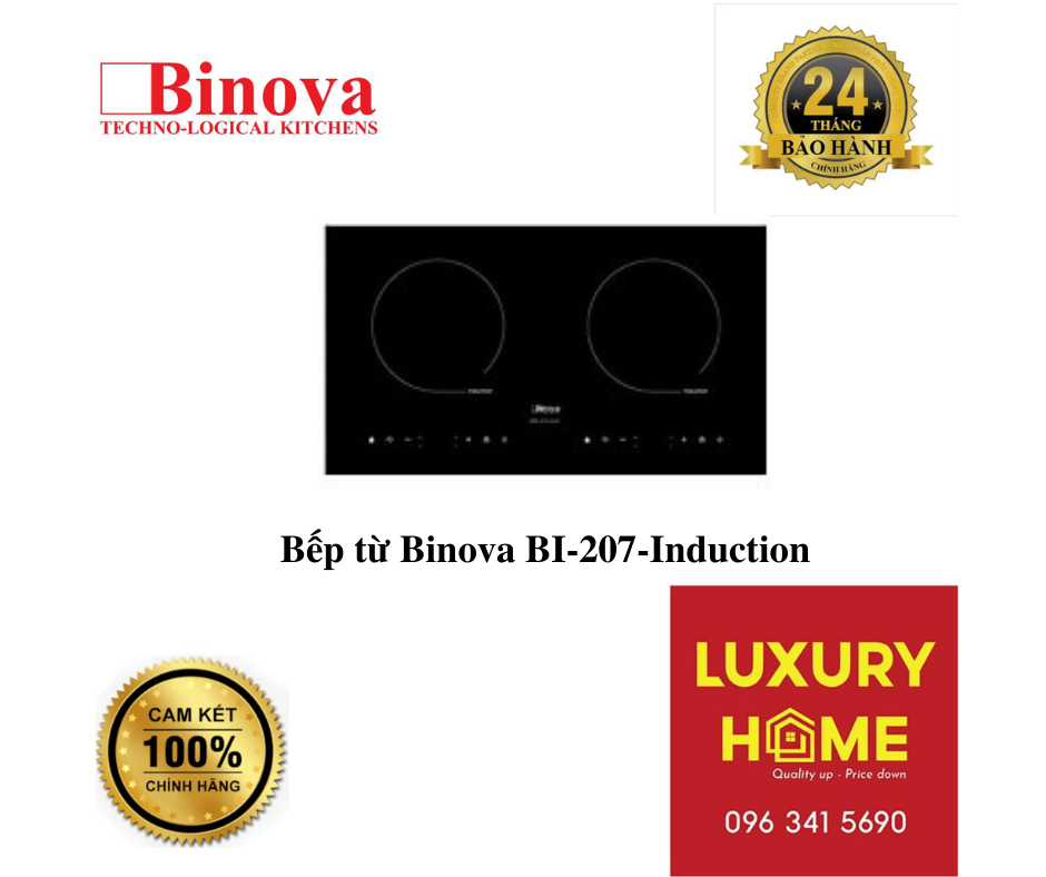 Bếp từ Binova BI-207-Induction - Hàng chính hãng