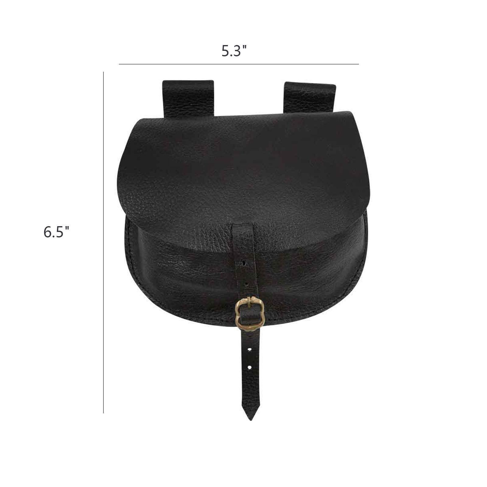 Fanny Pack Waist Bag Purse PU Leather Costume Accessories Waist Pouch Belt Pouch for Cosplay Stage Show Role Playing Women Men