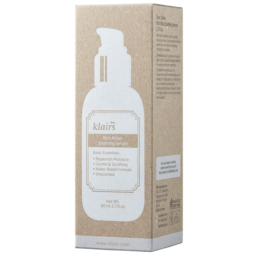 Tinh chất dưỡng da Dear Klairs Rich Moist Soothing Serum