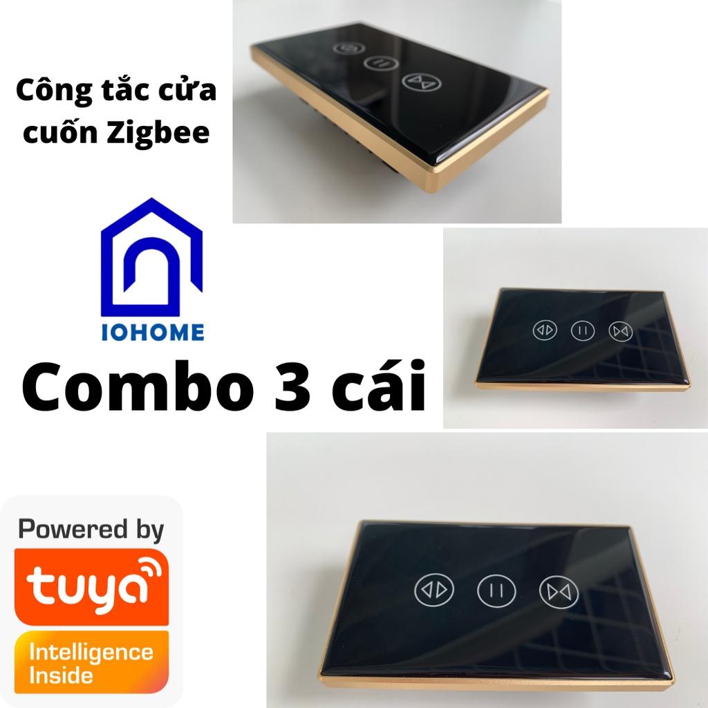 Công tắc điều khiển cửa cuốn thông minh cao cấp Tuya kết nối wifi &amp; Bluetooth và hệ Zigbee (Mẫu mới 2022 full chức năng)