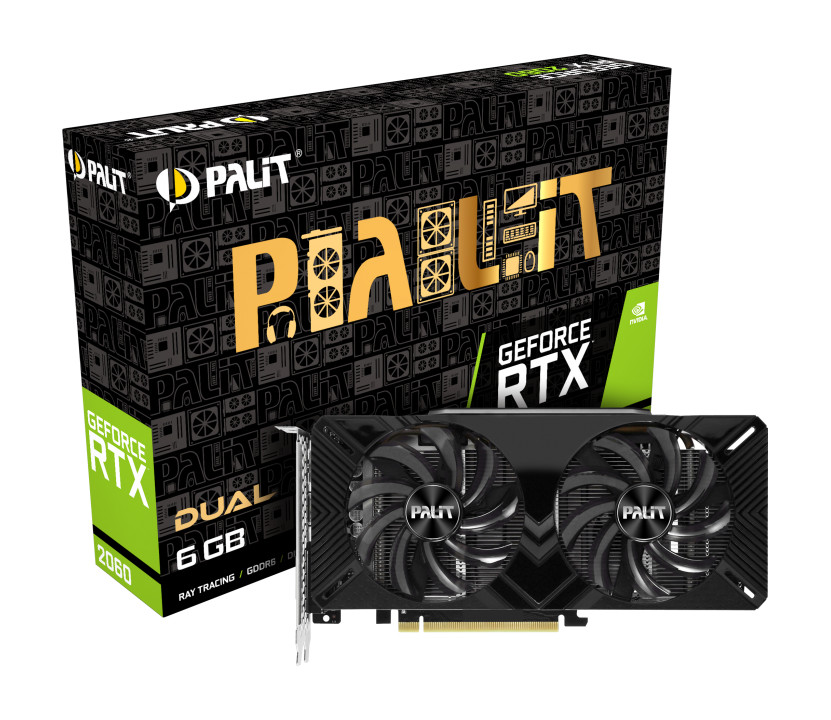 Card đồ họa VGA Palit GeForce RTX 2060 Dual NE62060018J9-1160A-1 - Hàng Chính Hãng