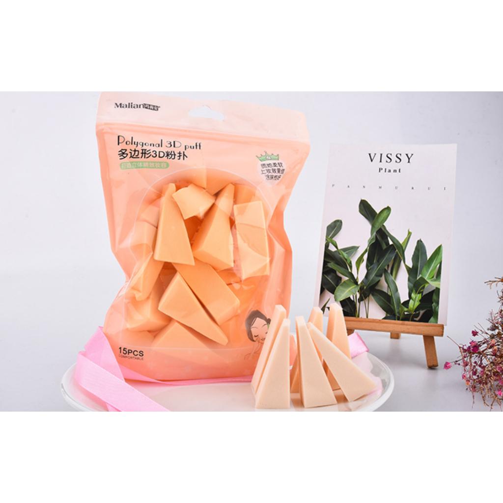 Mút tán nền hình đa giác 3D tiện lợi dành cho makeup cá nhân - Hity Beauty