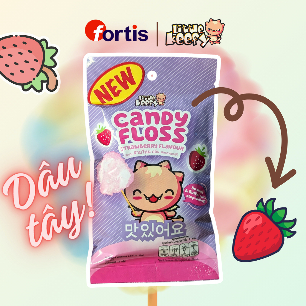 COMBO NGỌT NGÀO 4 loại kẹo (1 KẸO BÔNG COLA + 1 KẸO BÔNG DÂU TÂY + 1 KẸO FINI BEANS + 2 THANH SOCOLA)
