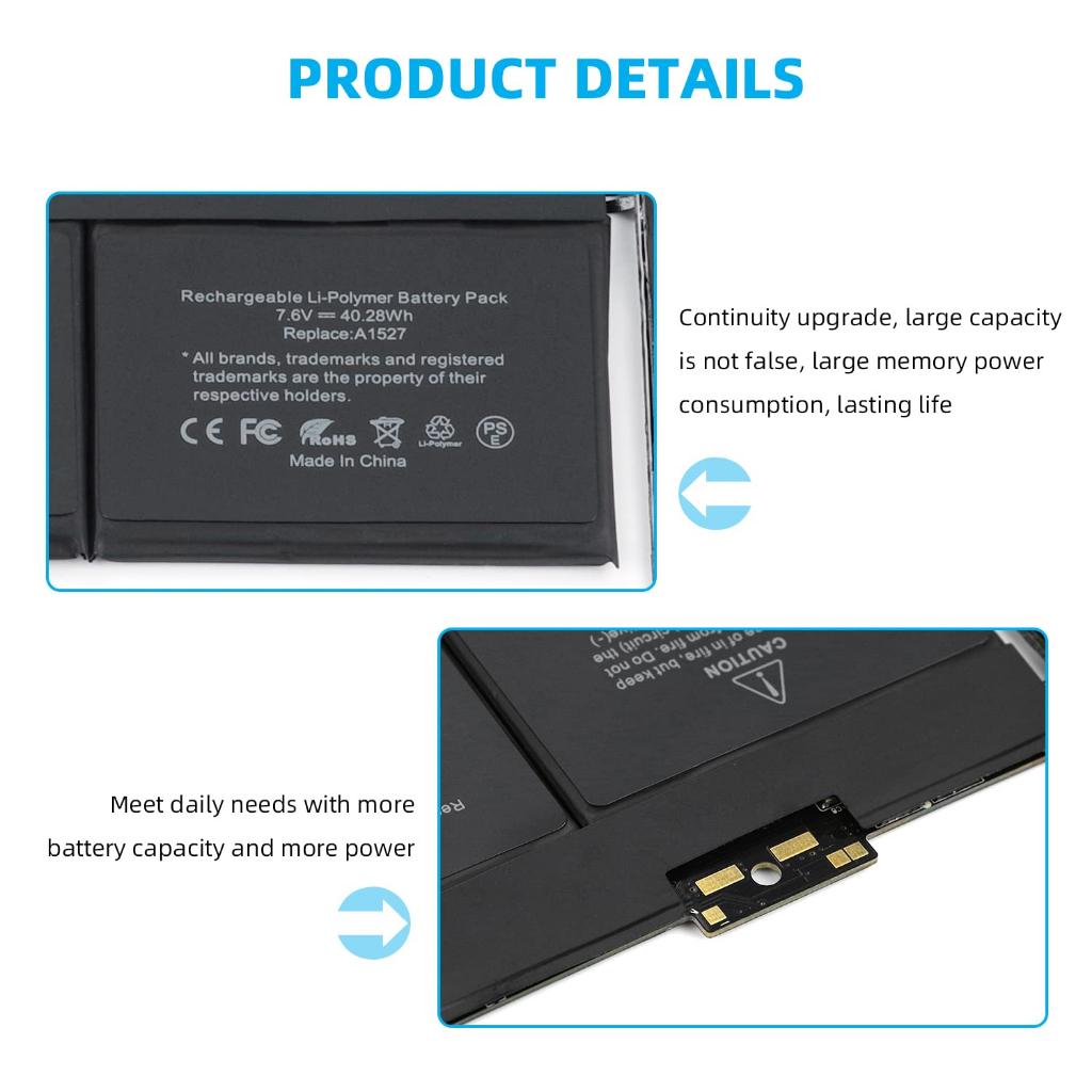 Pin Tương Thích Cho The New Macbook 12 Inch A1534 2015 TEEEMO PC Hàng Nhập Khẩu New Seal