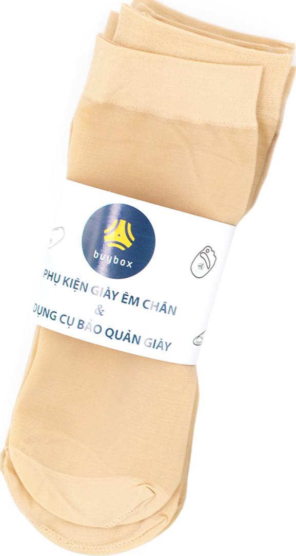 Combo 5 cặp vớ da mỏng tone màu thích hợp da Á Đông có cổ và mũi vớ dệt 2 lớp - buybox - BBPK28