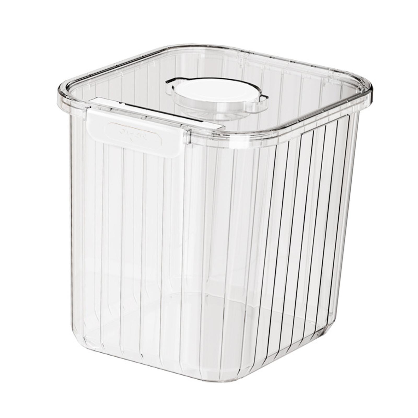 Clear Food Grain Storage box Storage Bin Sealed Lid for Sugar