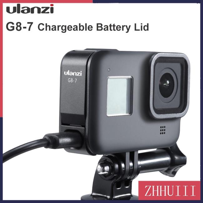 GOPRO Nắp Đậy Pin Máy Ảnh JT G8-7 Type-C Bằng Hợp Kim Nhôm Màu Đen