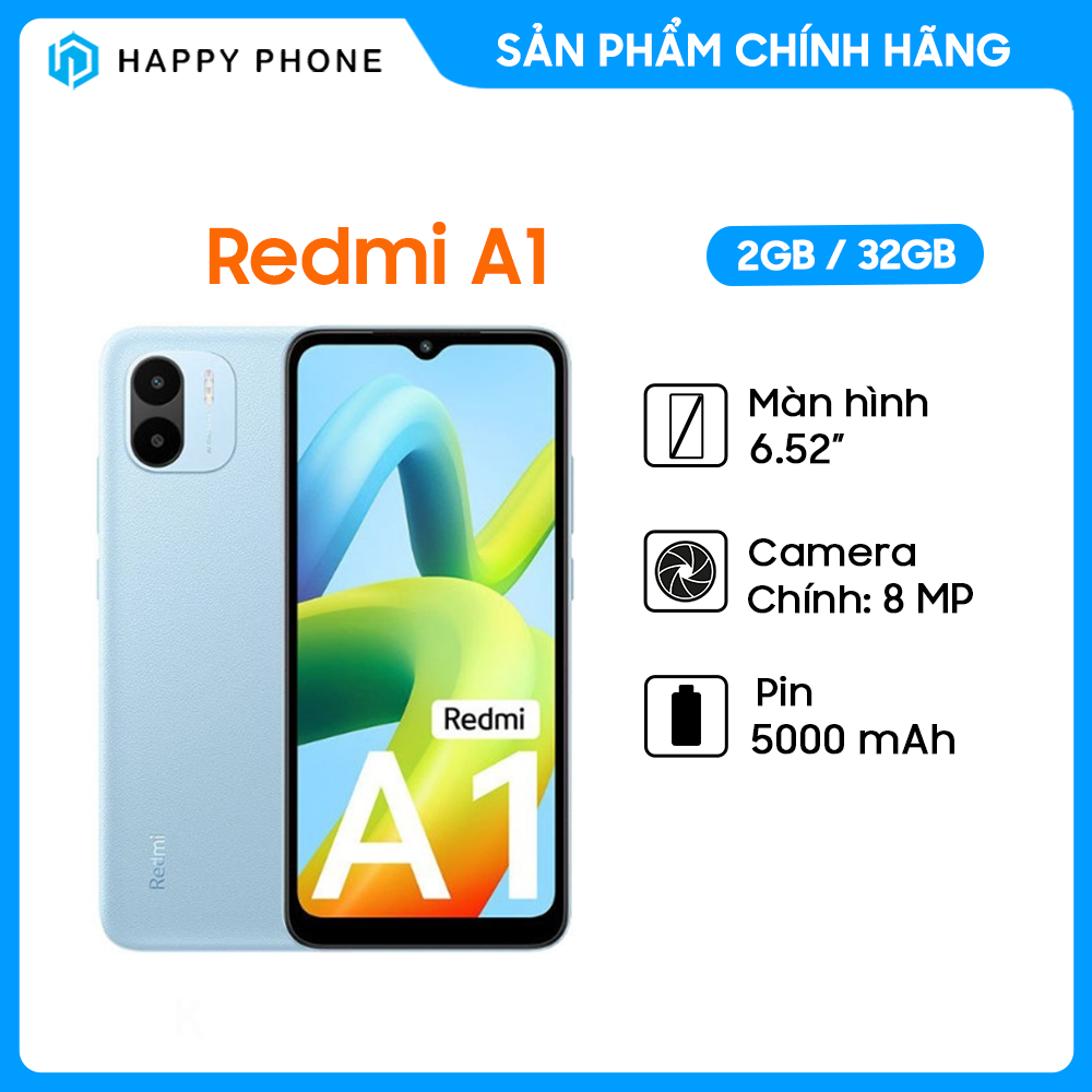 Điện thoại Xiaomi Redmi A1 (2GB/32GB) - Hàng chính hãng