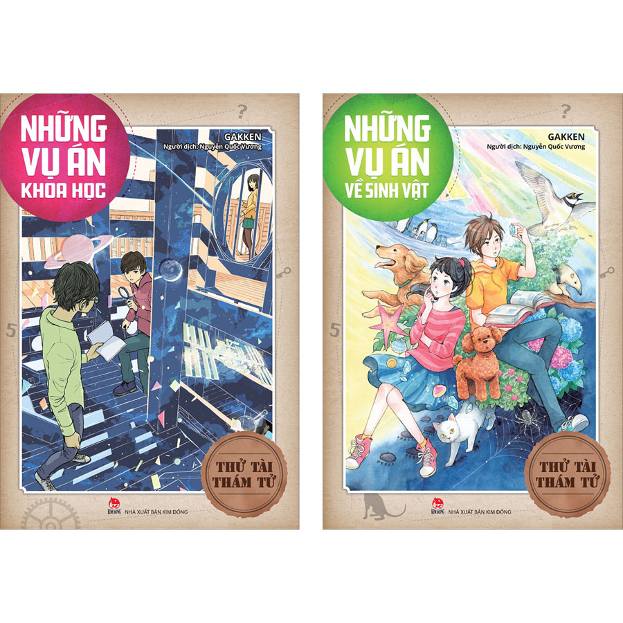 Combo 2 Cuốn Thử Tài Thám Tử Những Vụ Án Về Sinh Vật Những Vụ Án Khoa Học