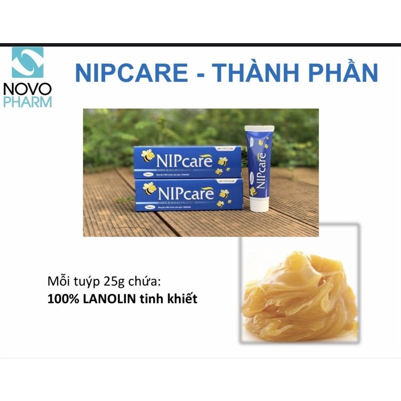 Nipcare Kem bôi nứt đầu ti cho mẹ và bôi chống hăm, khô da, chàm.. cho bé Nipcare 25G