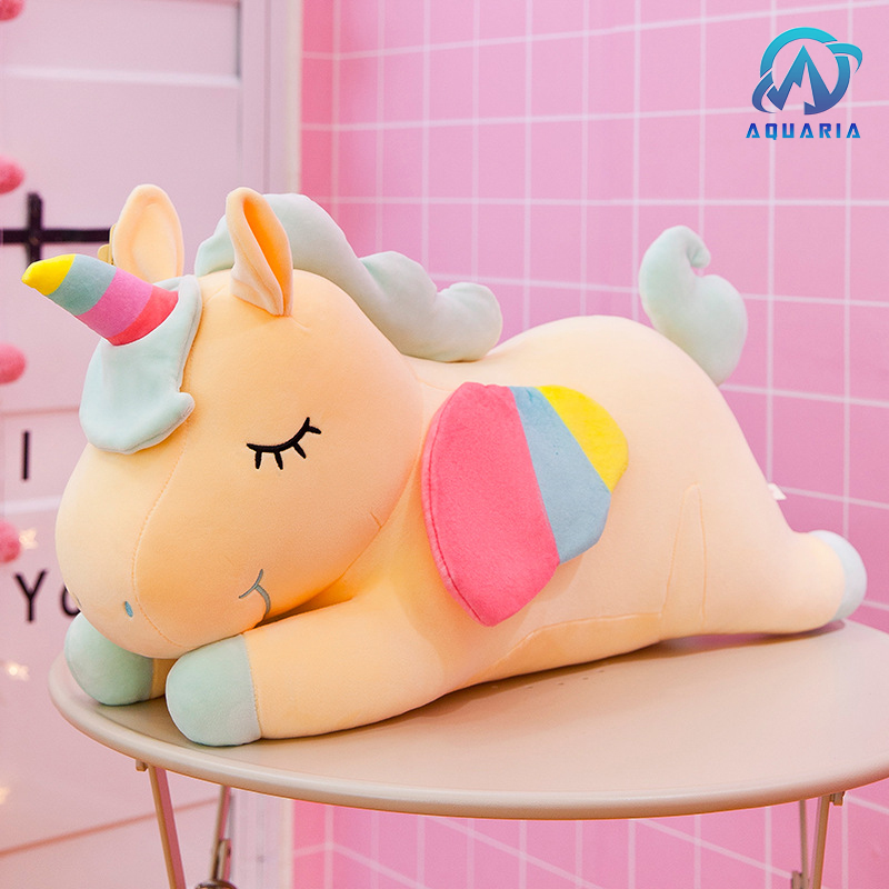 Gấu Bông Kì Lân Unicorn Nằm Siêu Dễ Thương 30cm Quà Tặng Siêu Hot