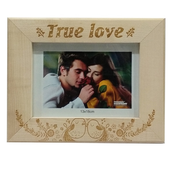 Khung Hình 13x18 Khắc Laser - Mẫu 3 - True Love