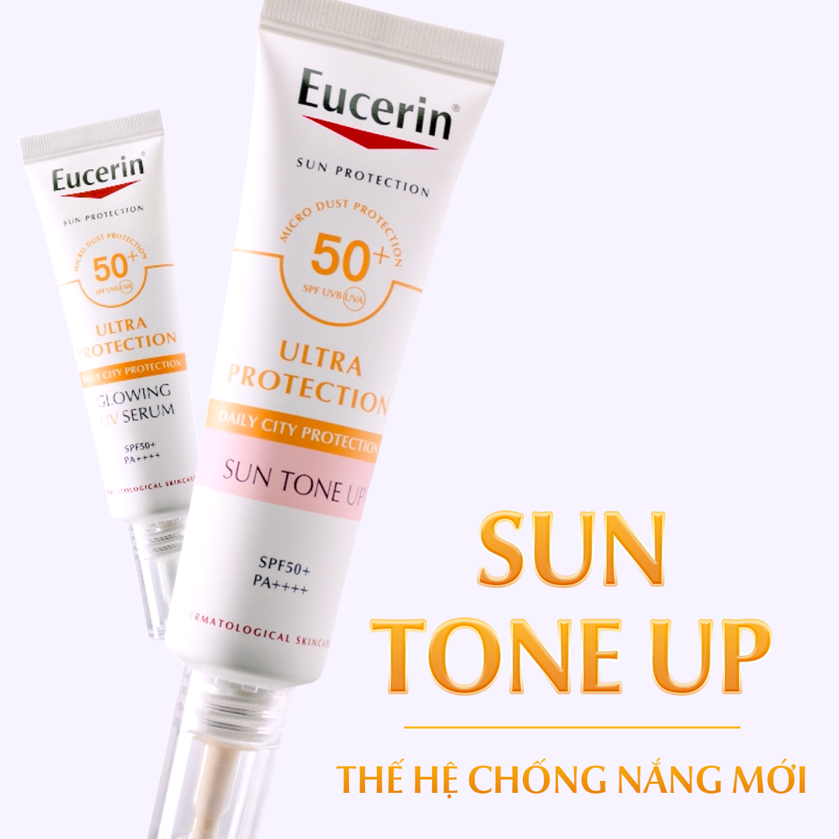 Tinh chất chống nắng nâng tông &amp; dưỡng sáng da tức thì Eucerin Sun Tone Up 30ml