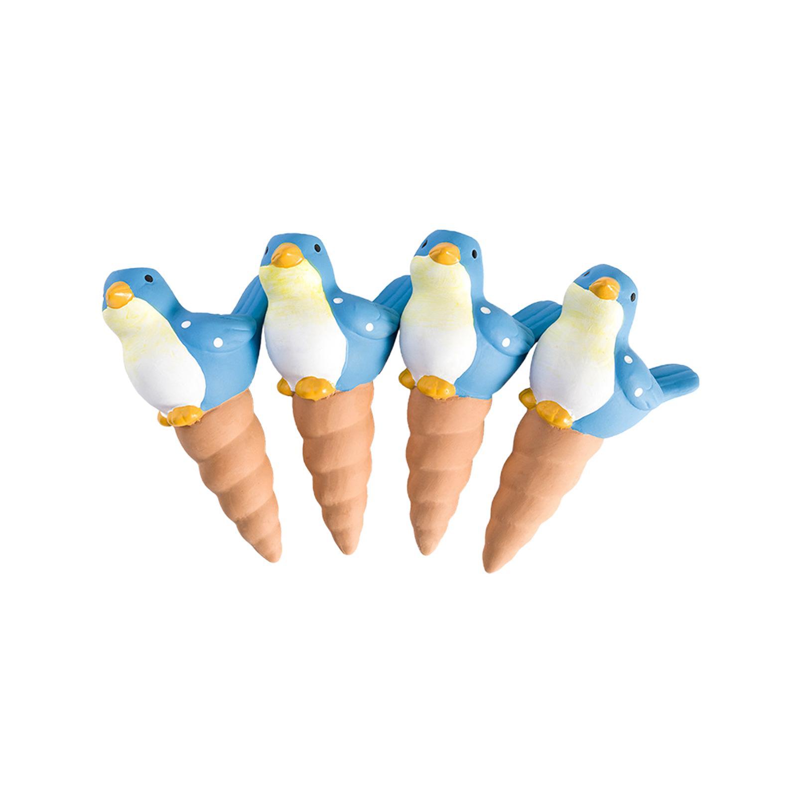 4 Pieces Cute Water Seepage Device Practical for Bonsai Outdoor Garden