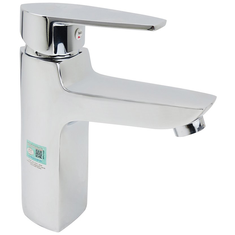 Vòi Lavabo Nóng Lạnh Đồng Mạ Chrome Eurolife EL-SUN 02 (Trắng Bạc)