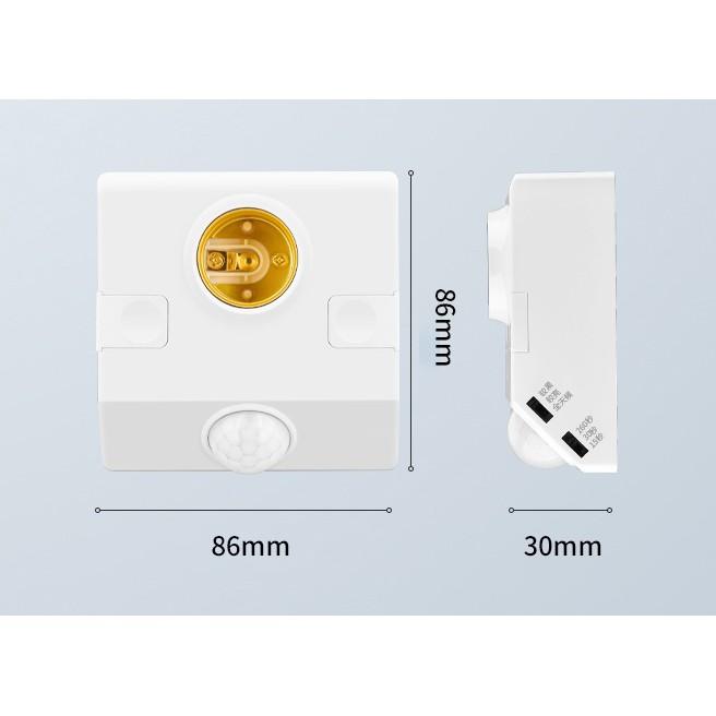 Đuôi đèn cảm ứng chuyển động hồng ngoại E27