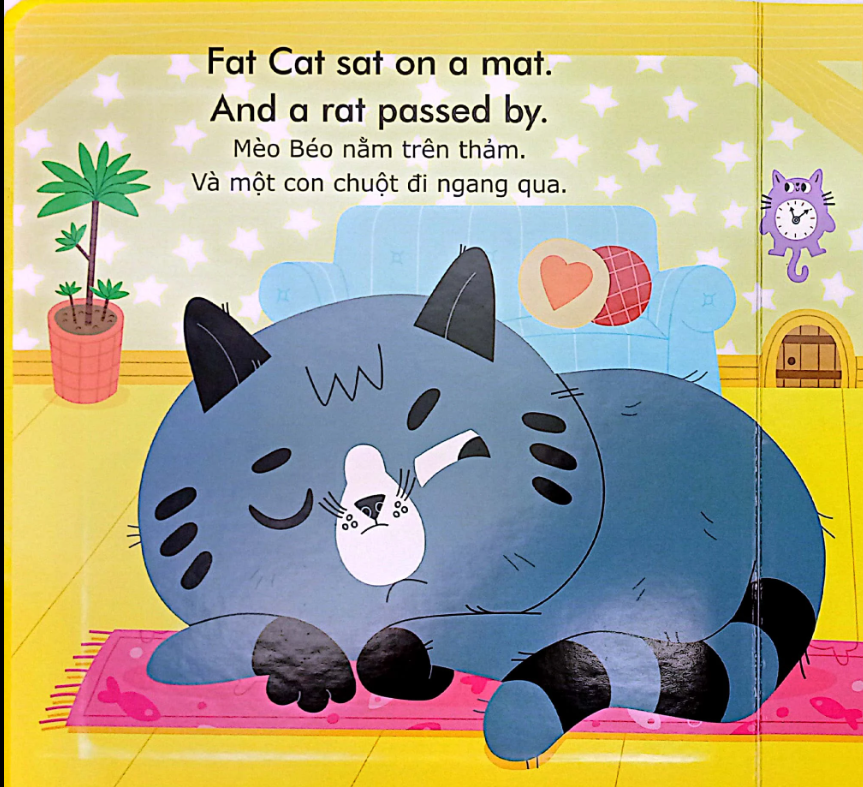 English Zoo - Mèo Béo Và Con Chuột - Fat Cat and a rat - Song Ngữ Anh -Việt