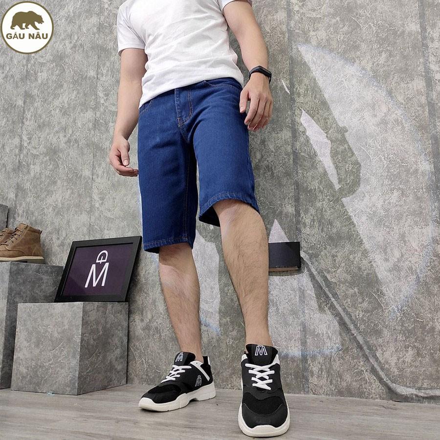 Quần short jean nam GN392 [ có video ] màu chuẩn đẹp Gấu Nâu