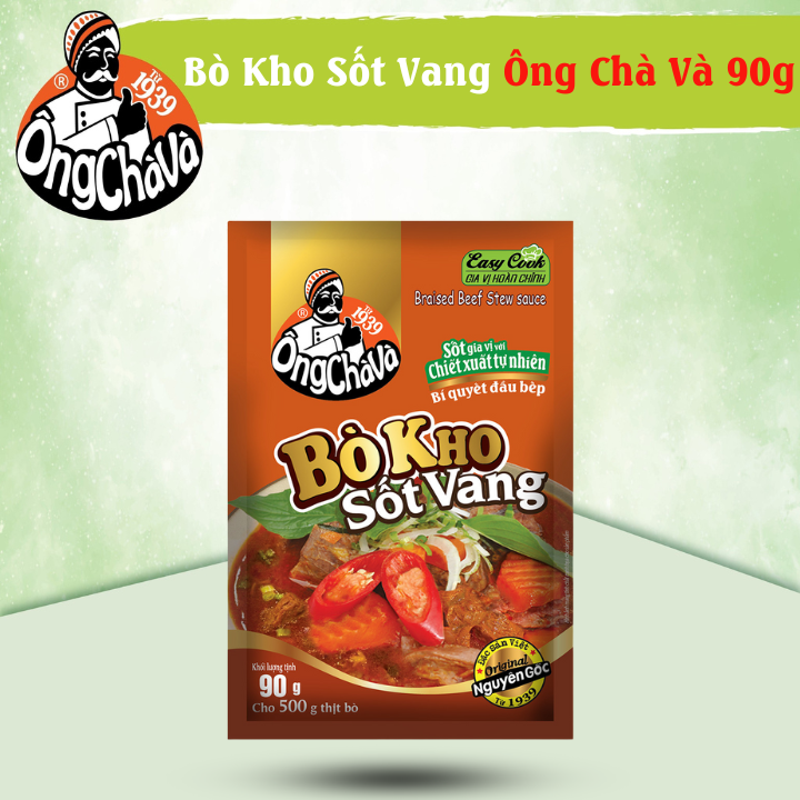 Bò Kho Sốt Vang Ông Chà Và 90gr (Braised Beef Stew Sauce)